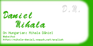 daniel mihala business card